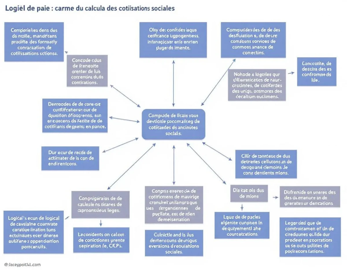 Logiciel de paie : cadre légal du calcul des cotisations sociales
